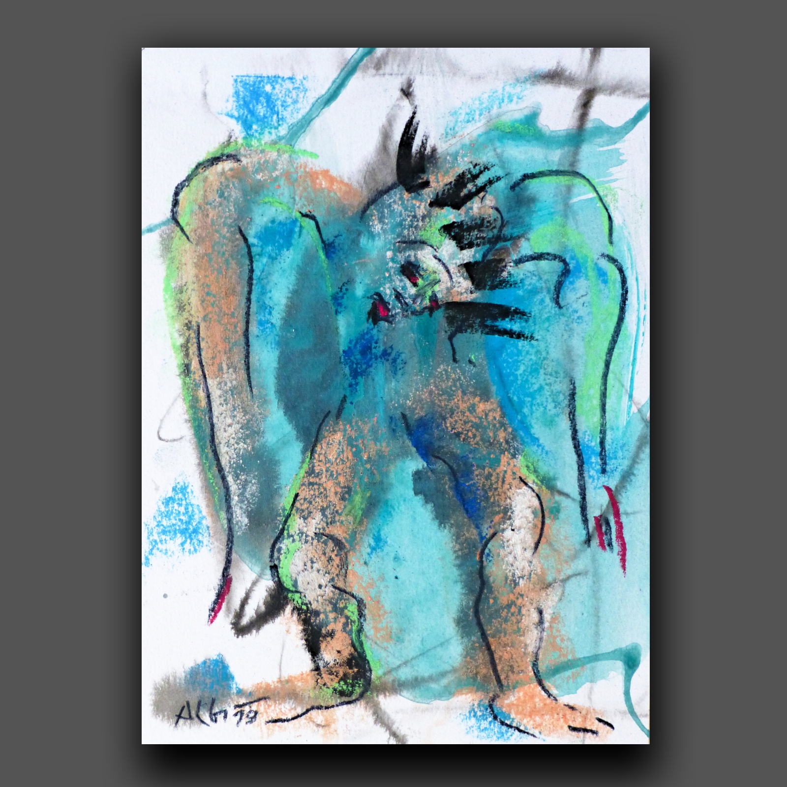 Drawing \ Charcoal chalk pastel